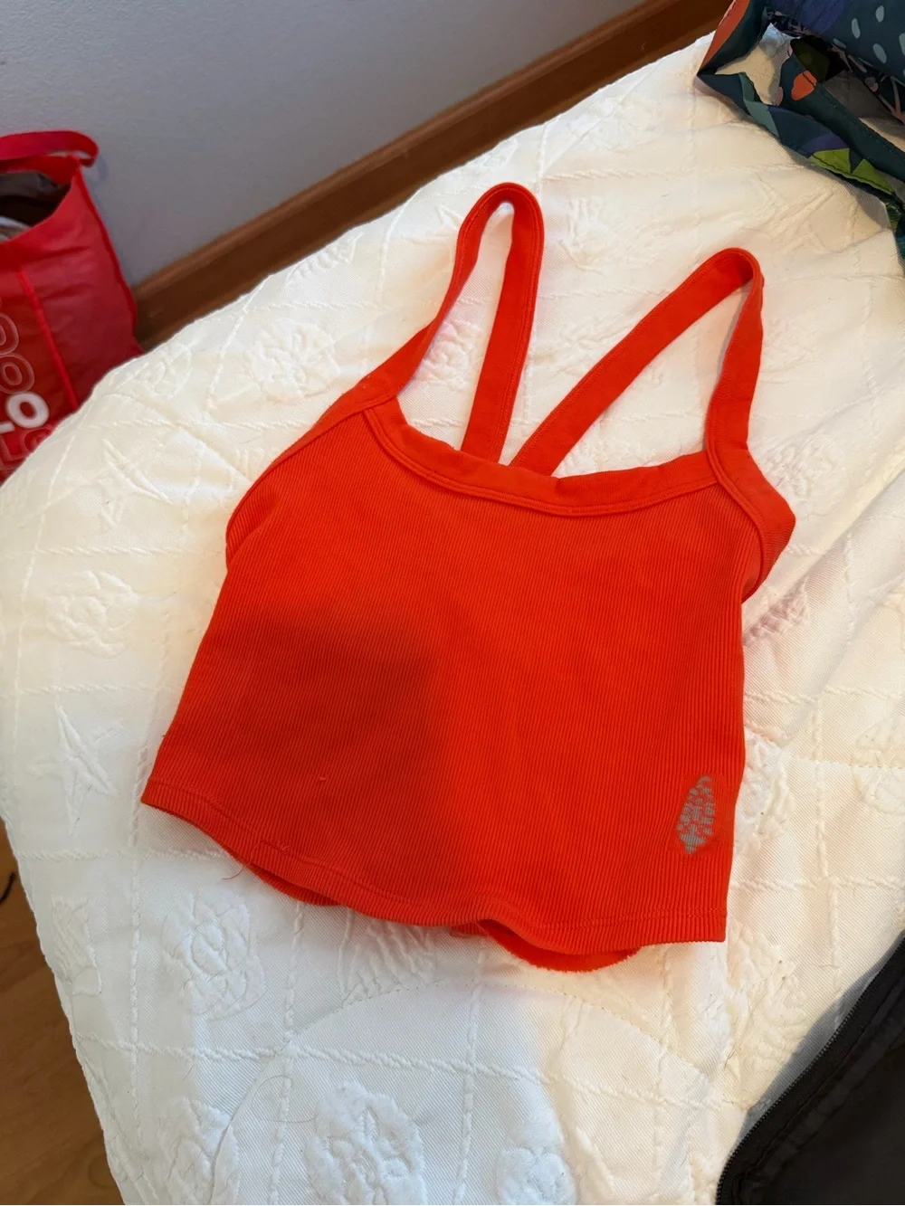 FREE PEOPLE RED TOP - Picture 2 of 8